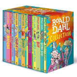 Roald Dahl Collection 16 Paperback Books Classic Kids Gift Box Stories - 1 miniature