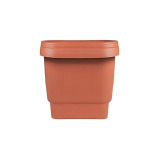 Bloem 24" Clay Rail Planter - 1 miniature