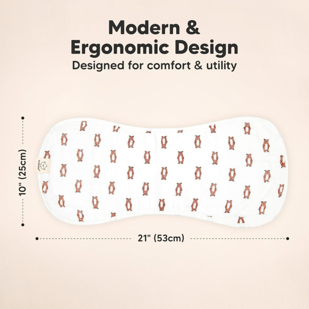 softe Muslin baby Burp clothes ( wild) - 1