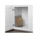 Spectrum Cabinet Bakeware and Cutting Board Organizer Grey - 6 miniature