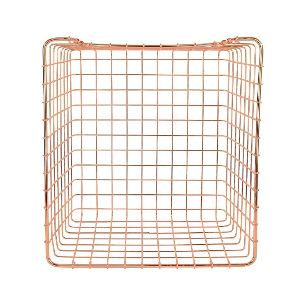 Spectrum Scoop Storage Basket Medium Copper - 6