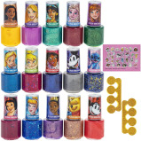 Disney 100th - Townley Girl 18 Pieces Nail Polish Set - 6 miniature
