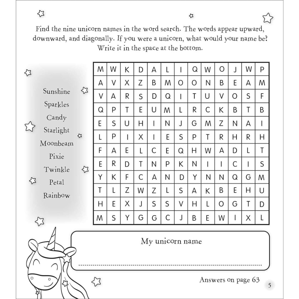 Hinkler Unicorn Magic Drawing, Coloring \& Activity Book Kaleidoscope - 4