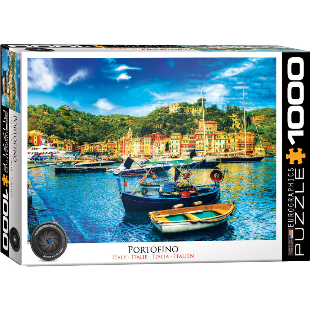 Puzzle EuroGraphics Portofino - Italy 1000pcs - 1