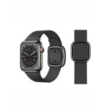 Perfii Leather Replacement Band For Apple Watch 49/45/44/42mm Series Ultra/8/7/6/5/4/SE - 1 miniature