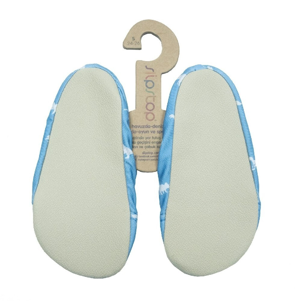 Water Shoes Slipstop Dino Petrol Junior Multipurpose, Quick-drying, Sun Safe UPF50+, size 18,5 (27-29) - 2