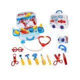 Doctor Play Toy Set with Wheel Carry Case for Kids - 1 miniature