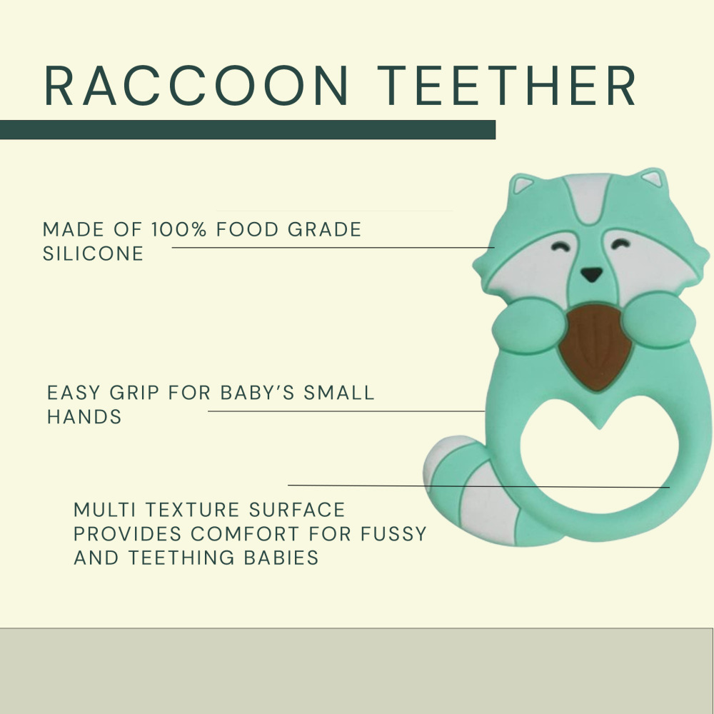 Teether BusyBaby Raccoon  - 4