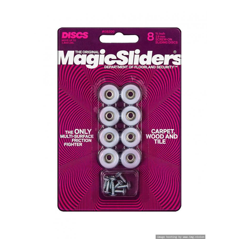 Magic Sliders Screw On Floor Slide 0.75 inch Round - 1
