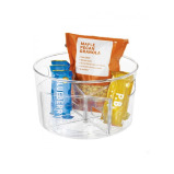 Interdesign Linus Customizable Turntable 10.5 x 10.5 x 6.4 inch Clear - 5 miniature