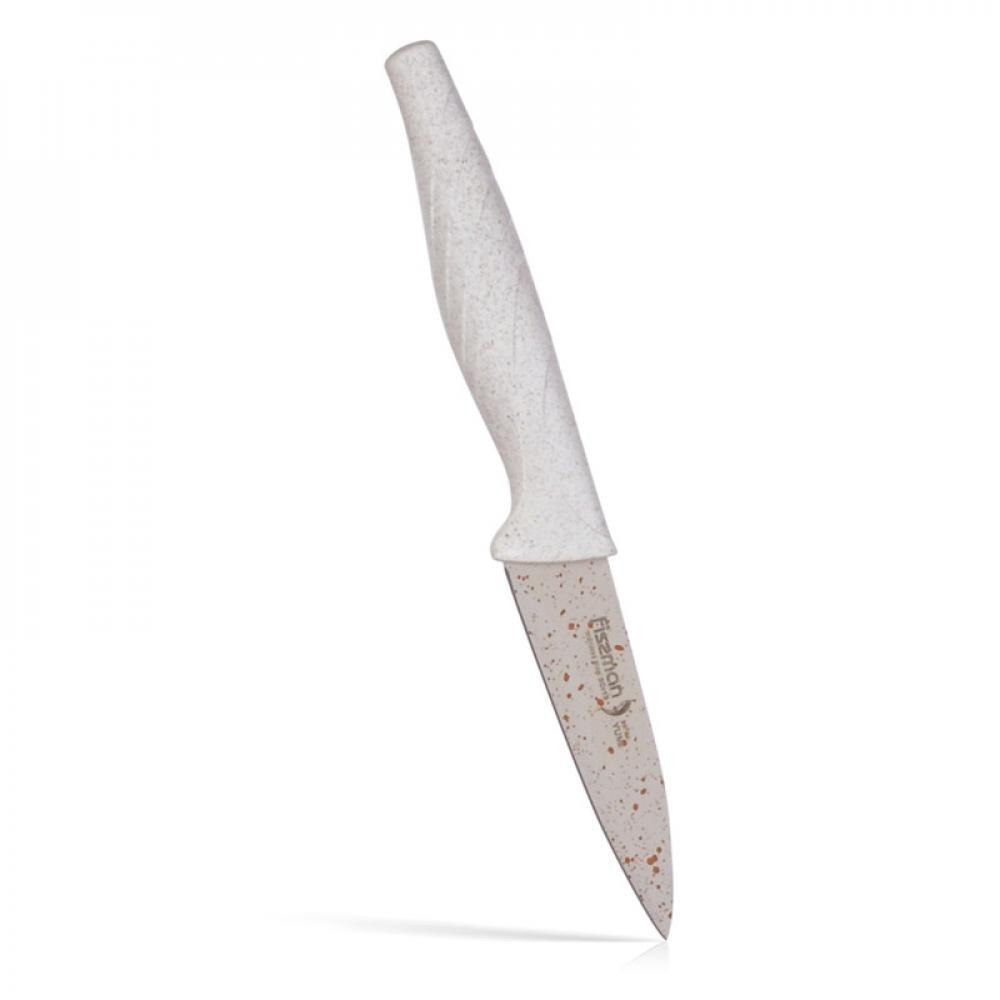 Fissman Paring Knife 9cm Non Stick Stainless Steel Colored Beige - 1
