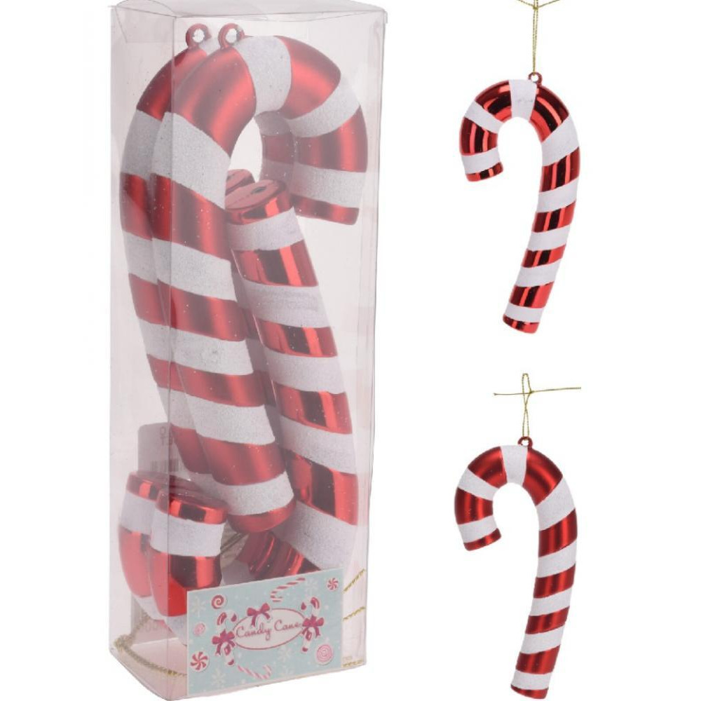 Koopman Рождественская Конфета-Трость 17 См, Красная, Набор из 4 шт. - 1
