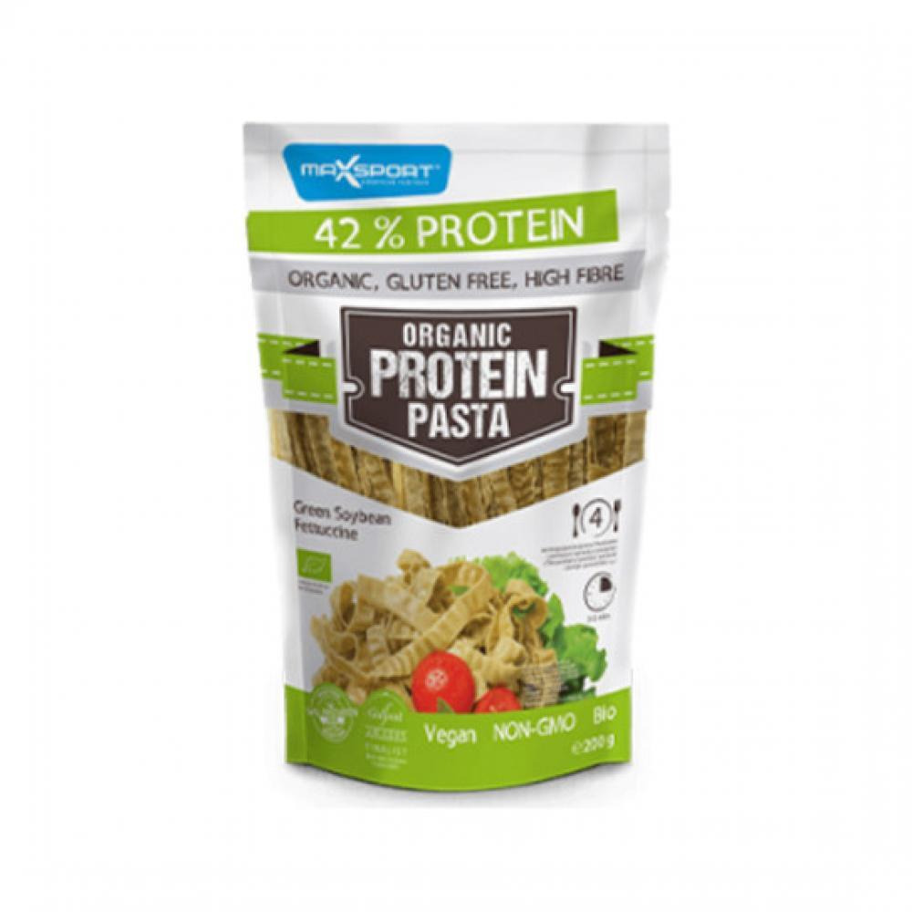 Max Sport / Organic pasta, Green soybean, Fettuccine, 200 g - 1