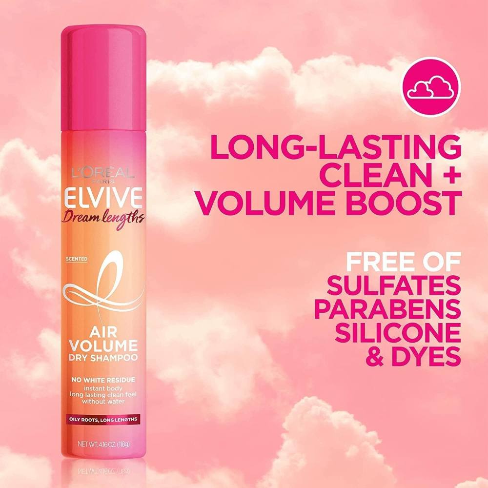 L'Oreal Paris Elvive Dream Lengths Air Volume Dry Shampoo, 200ml - 3