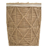 Homesmiths Large Round Paper Rope Hamper Natural Dia 40 x H62 cm - 2 miniature