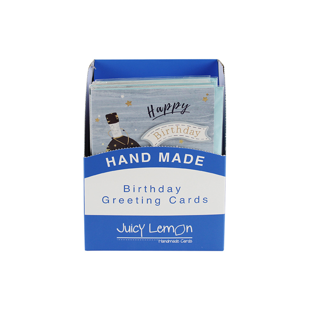 Открытки Juicy Lemon День Рождения Мужской КОД 50 шт. - 2
