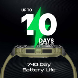 ساعة بروميت XWATCH-S19 Activlife™ الذكية مع مكالمات بلوتوث لاسلكية - أخضر ليلي - 4 miniature