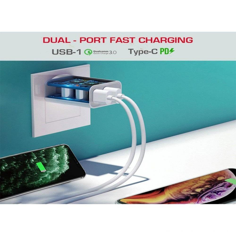 Зарядное устройство Trands 36 Вт с кабелем Type-C на Type-C белое - 3