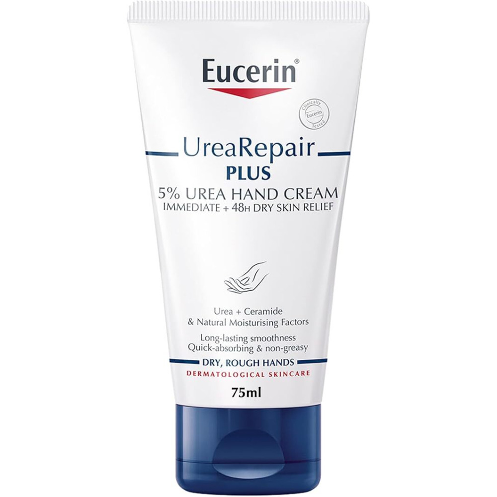 Eucerin UreaRepair Plus 5% Urea Hand Cream with Ceramides, 75ml - 1