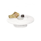 Inter design Dakota Vanity Tray White Marble Satin - 3 miniature