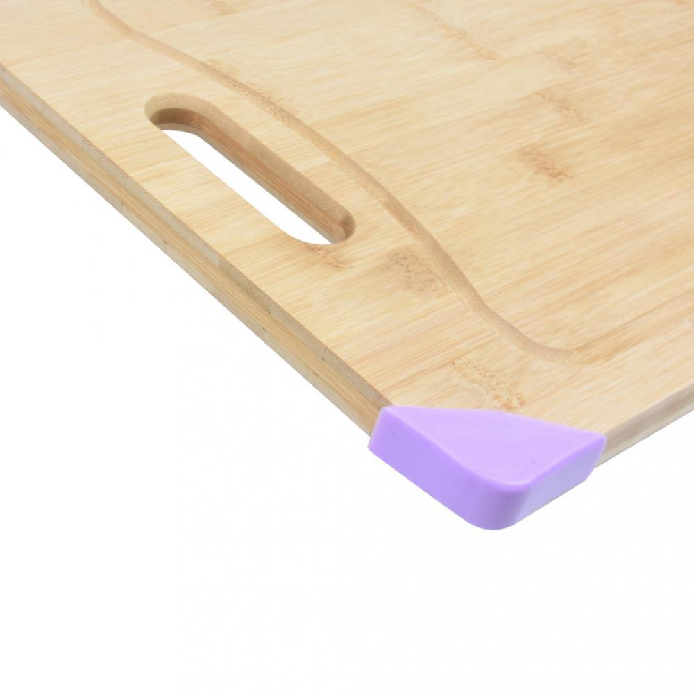 Fissman Bamboo Cutting Board Beige 40х28х1.5cm - 3