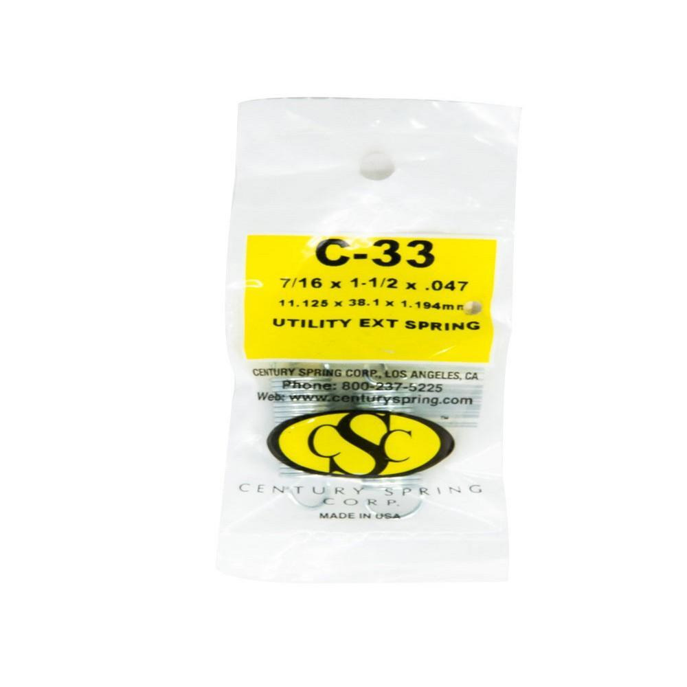 وصلة تمديد زنبركية 2 عبوة 7/16 بوصة × 1-1/2 بوصة × 0.047 بوصة - 1