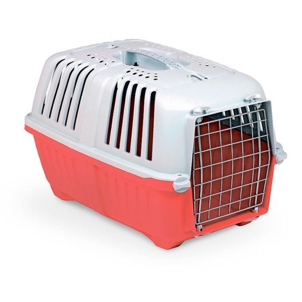 Pratiko Multicolor Pet Carrier Crate (48x31.5x33cm) - 1
