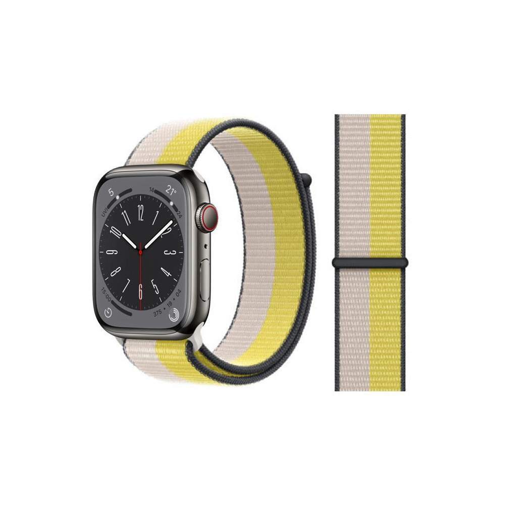 Perfii Nylon Loop Replacement Band For Apple Watch 49/45/44/42mm Series Ultra/8/7/6/SE/5/4/3 - 1