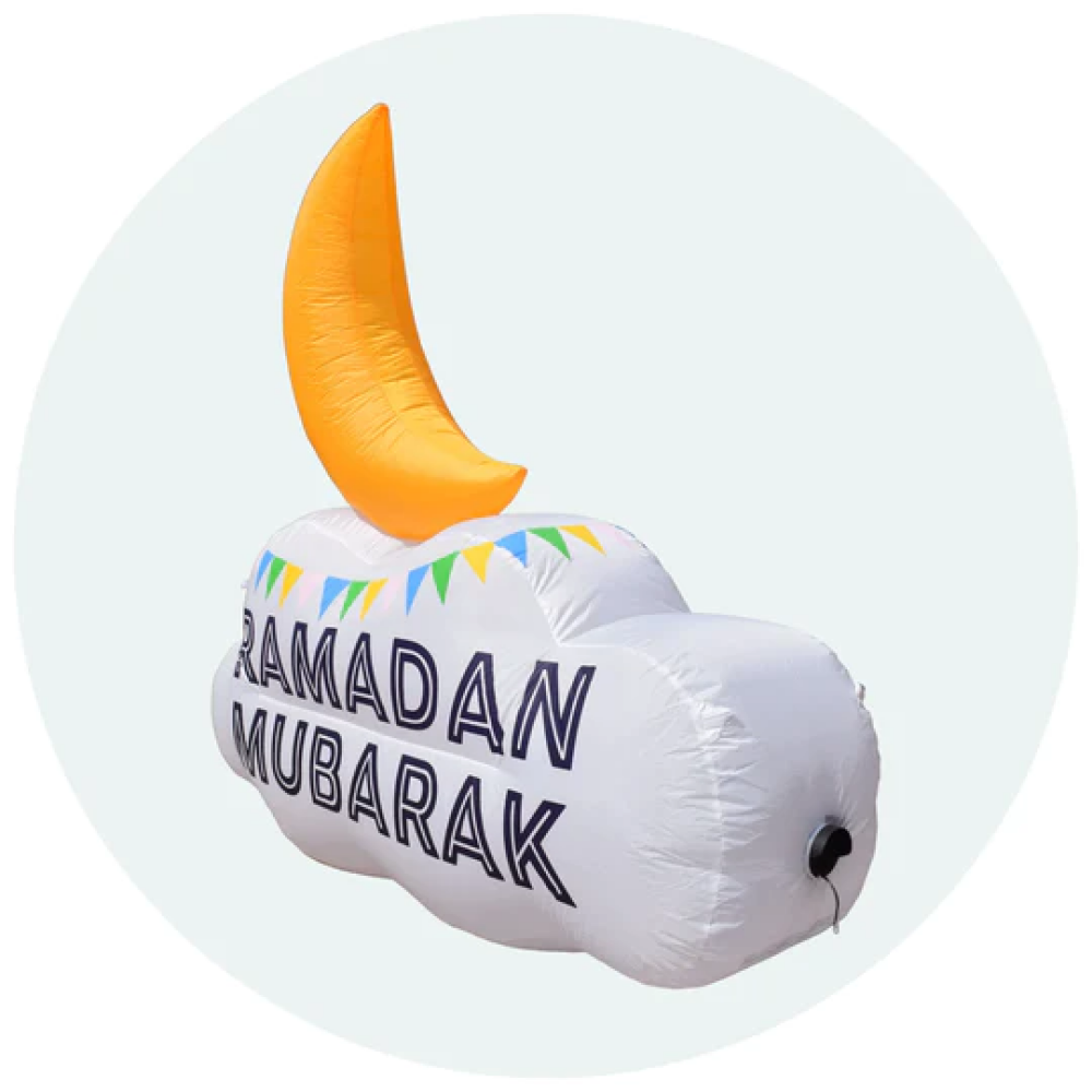 Reversible Crescent Ramadan\/Eid Outdoor inflatable - 3