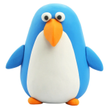 HEY CLAY - Air-Dry Clay Penguin, 3 Cans - 3 miniature