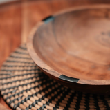 Nordico Salad Serving Wooden Bowl - 3 miniature