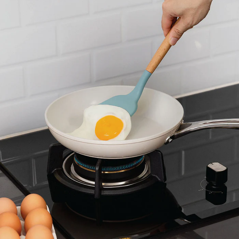 Cosmic Cookware Cosmo Fry Pan 24" Cream - 3