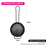Fissman Strainer 14cm With Handle Steel - 3 miniature