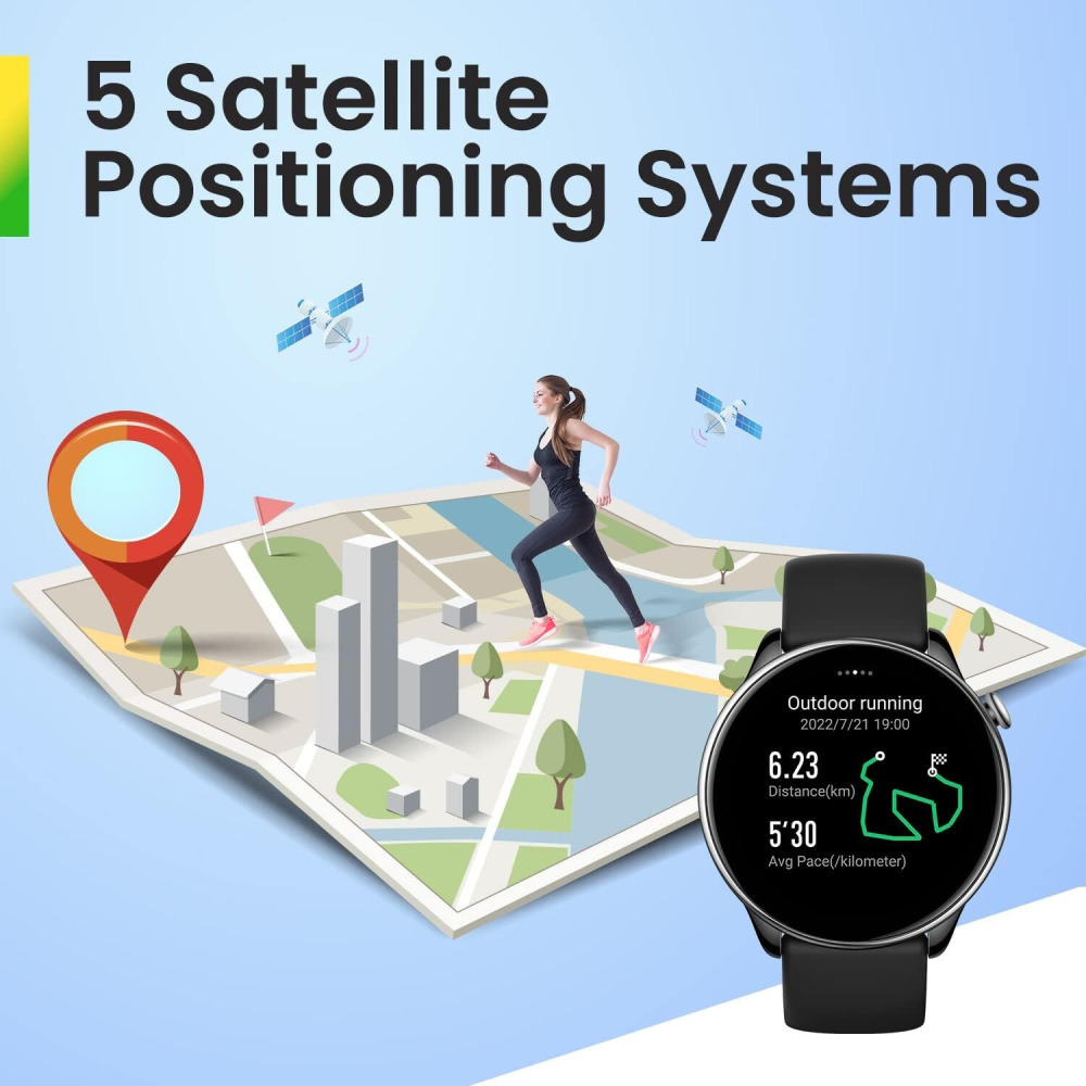 Smart Watch Amazfit GTR Mini 1.28-inch Amoled Display - Black - 6