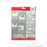 Roll Roy A4 Stencil & 1 Inch Brush Set - 2 miniature