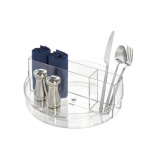 InterDesign Crisp Tableware Turntable Clear - 3 miniature
