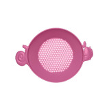 Sieve durable Scrunch with Handles Collapsible and foldable, Made of silicon, Cherry Red - 2 miniature