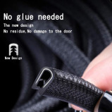 UTSAUTO / Car door edge guards, 10 m, Black - 3 miniature