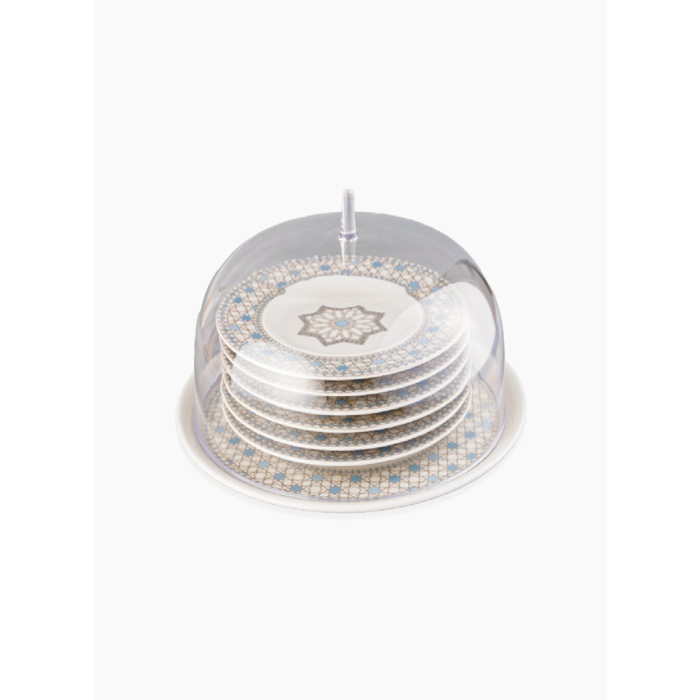 Набор Тортов Rosa Arabesque 8Шт (С Акриловой крышкой) - 1