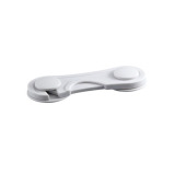 Vee Seven Cabinet Lock 2 Door White - 2 miniature
