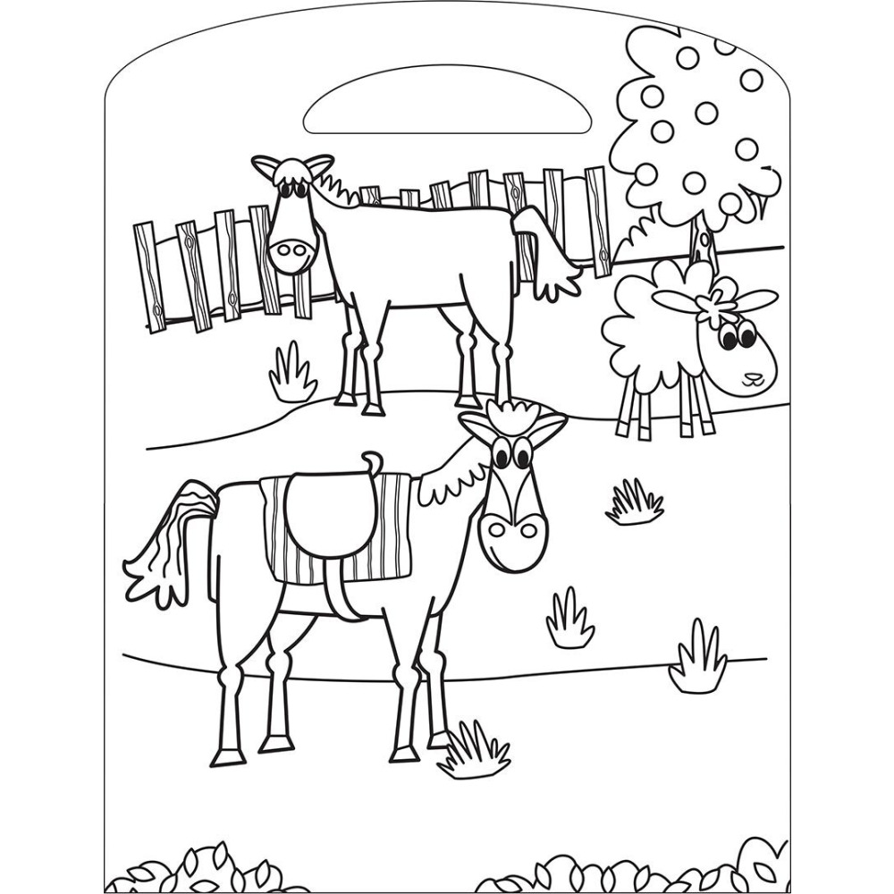 Hinkler On the Farm Coloring Book - 3
