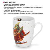 Fissman, Mug 360ml, Christmas, New Bone China - 3 miniature