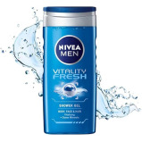 NIVEA, Men body wash, Vitality fresh effect, 250 ml - 1 miniature