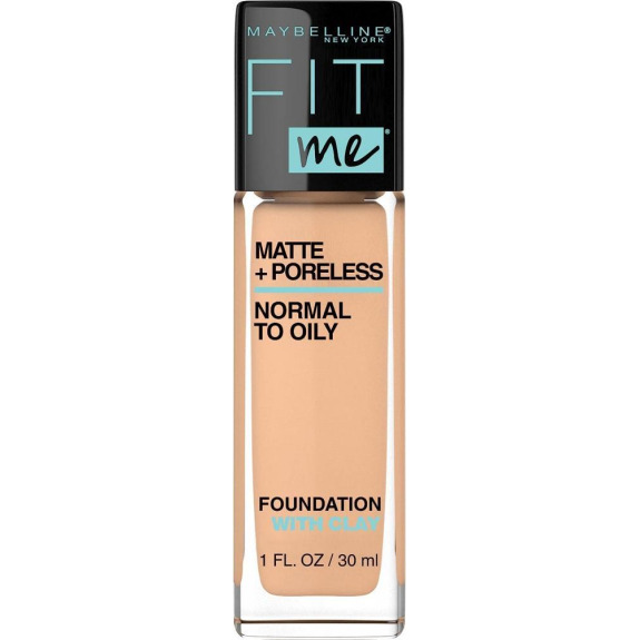 Maybelline New York / FOUNDATION، Fit me ، غير لامع ، 125 - بيج نود ، 1 أونصة سائلة (30 مل)