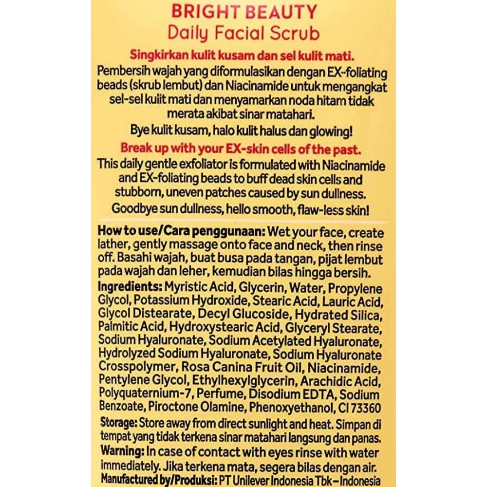 Pond's White Beauty Daily Facial Scrub with Niacinamide, 100g - 7