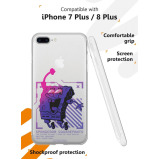 حافظة لهاتف آيفون 7 بلس/8 بلس، حافظة هاتف واقية مضادة للصدمات لهاتف آيفون 7 بلس/8 بلس، بنمط سبونج بوب سعيد - 2 miniature