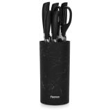 Fissman 7 Pc Knife Set Miyamura With Plastic Block (3Cr14 Steel) - 1 miniature