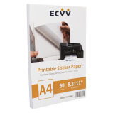 Printable sheets, A4 size, Glossy white, 100 pcs - 1 miniature