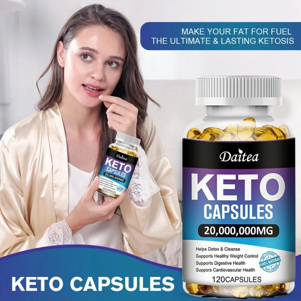 Daitea Keto Capsules - Helps to Burn Fat & Lose Weight, Cleanse and Supports Digestive Health (120 Capsules) - 3