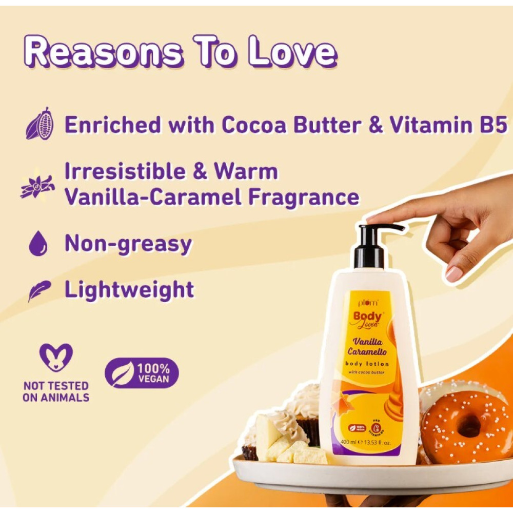 Лосьон Для Тела Plum Vanilla caramello От Plum Bodylovin 400 мл - 2